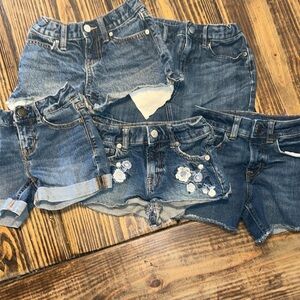 Girls shorts bundle size 6 one skirt